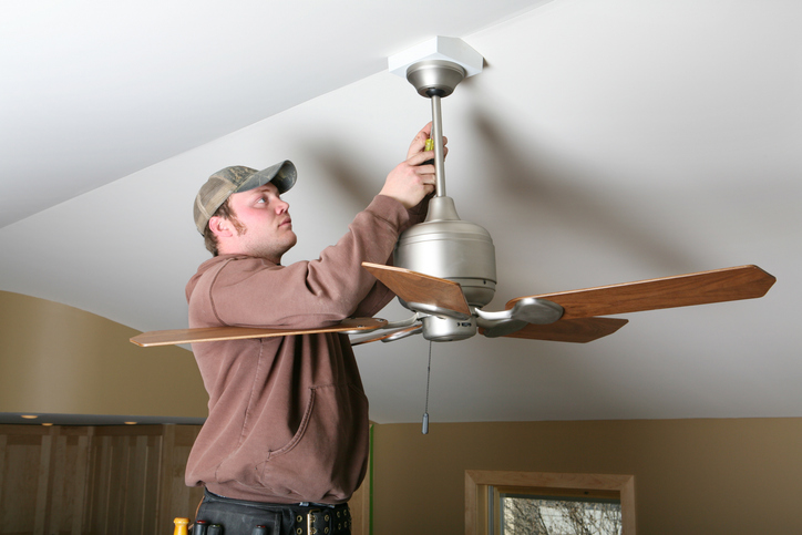 ceiling fan installation in Big Lake MN